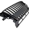 Frontgitter egnet for Audi Q5 8R (2008-2011) Matt Svart |