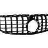 Frontgitter egnet for Mercedes C-Klasse C63 W205 Sedan S205 T-Modell A205 Cabriolet C205 Coupe (03.2018-2020) med kamera All Black | Frontgitter egnet for Mercedes C-Klasse C63 W205 Sedan S205 T-Modell A205 Cabriolet C205 Coupe (03.2018-2020) med kamera All Black |