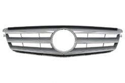 Alternative view of Frontgitter egnet for Mercedes C-Klasse W204 S204 Limousine Station Wagon (2007-2014) Sport Silver