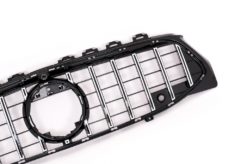 Alternative view of Frontgitter egnet for Mercedes CLA X118 C118 (2019-up) Chrome Stripes GT-R Panamericana Design