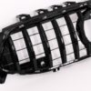 Frontgitter egnet for Mercedes CLA X118 C118 (2019-up) Piano Black Stripes GT-R Panamericana Design |