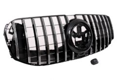Alternative view of Frontgitter egnet for Mercedes GLS SUV X167 (2019-Up) GT-R Panamericana Design Chrome