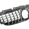 Frontgitter egnet for Mercedes SLC-Klasse R172 Facelift (2016-2019) GT-R Panamericana Design Black/Chrome |