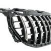 Frontgitter egnet for Mercedes SLC-Klasse R172 Facelift (2016-2019) GT-R Panamericana Design Black/Chrome |