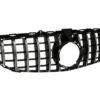 Frontgitter egnet for Mercedes W205 Sedan S205 T-Modell A205 Cabriolet C205 Coupe Facelift (03.2018-2020) med 360 krom |