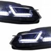 Frontgitter egnet for VW Golf VI (2008-2012) med Osram Xenon-frontlykter LED dynamiske sekvensielle svinglys R20 Design | Frontgitter egnet for VW Golf VI (2008-2012) med Osram Xenon-frontlykter LED dynamiske sekvensielle svinglys R20 Design |