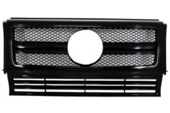 Alternative view of Frontgitter med LED-frontlykter Deksler egnet for Mercedes G-Klasse W463 (1990-2012) Ny G63 G65 Design Svart