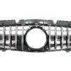 Frontgitter med nedre gitternett egnet for Mercedes SLK R172 (2011-2015) GT-R Panamericana Design Chrome |