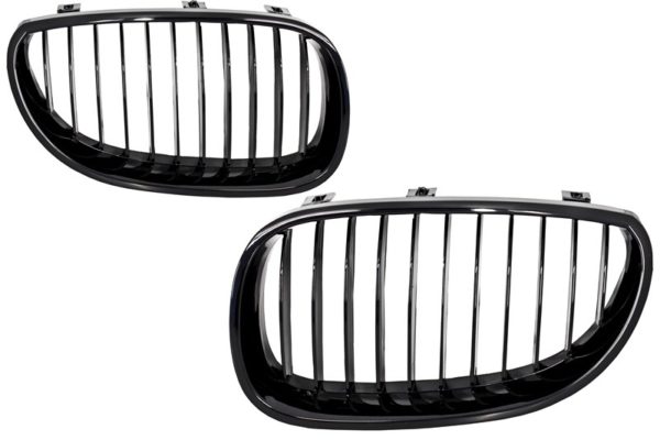 Frontgriller egnet for BMW 5-serie E60 (2003-2009) Piano Black |