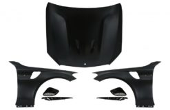 Panser foran med frontskjermer egnet for Mercedes C-klasse W205 S205 C205 A205 (2014-2020) GT Design