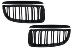 Nyregitter foran egnet for BMW 3-serie E90 E91 Pre-LCI (2005-2008) Double Stripe M Design Piano Black
