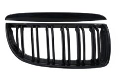 Alternative view of Nyregitter foran egnet for BMW 3-serie E90 E91 Pre-LCI (2005-2008) Double Stripe M Design Piano Black