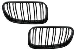 Nyregitter foran egnet for BMW 3-serie E92 E93 Coupe Convertible LCI (2010-2015) Double Stripe Piano Black