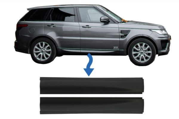 Front nedre dørlister egnet for Land Rover Range Rover Sport L494 (2013-up) Svart |