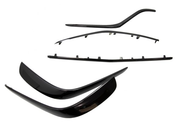 Front Spoiler Splitter Flaps Flics egnet for Mercedes GLE Coupe C292 (2015-2018) Piano Black |