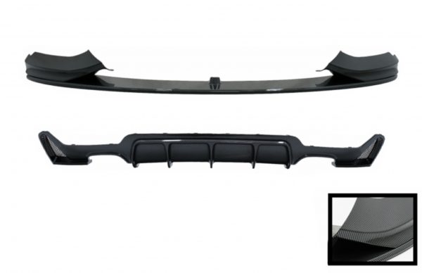 Frontspoiler med diffuser egnet for BMW 4-serie F32 Coupe F33 Cabrio F36 Grand Coupe (2013-03.2019) M-Performance Design Carbon Film Coating |