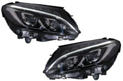 Full LED DRL Frontlykter egnet for Mercedes C-Klasse W205 S205 A205 C205 (2014-2018)