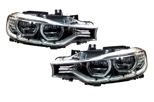 Full LED-frontlys Angel Eyes - BMW 3-serie F30 F31 Sedan Touring (2011-opp) |