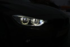 Alternative view of Full LED-frontlys Angel Eyes  - BMW 3-serie F30 F31 Sedan Touring (2011-opp)