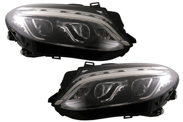 Full LED-frontlykter egnet for Mercedes M-klasse W166 (2012-2015) kun med konvertering til GLE