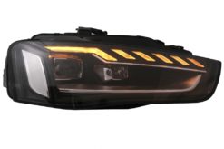 Alternative view of Full LED-frontlykter egnet for Audi A4 B8.5 Facelift (2012-2015) Dynamisk sekvensielt blinklys Svart A4 B9.5 Design