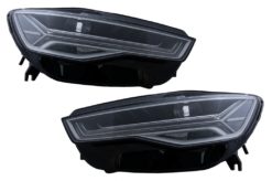 Full LED-frontlykter egnet for Audi A6 4G C7 (2011-2018) Facelift Matrix Design Sequential Dynamic Turning Lights