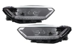 Full LED-frontlykter egnet for VW Passat B8 3G (2014-2019) LED Matrix Look med sekvensielle dynamiske svinglys