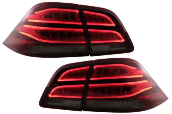 Full LED LightBar Baklykter egnet for Mercedes M-Klasse W166 (2012-2015) Rød Hvit LHD |