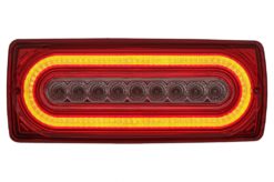 Alternative view of Full LED LightBar Baklykter egnet for Mercedes G-Klasse W463 (1989-2015) Rød Klar