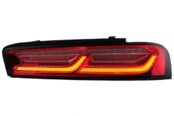 Alternative view of Full LED-baklys lysstang egnet for Chevrolet Camaro (05.2015-2018) Rød med sekvensielle dynamiske svinglys