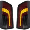 Full LED-baklys Smoke egnet for Mercedes V-klasse W447 (2014-2019) Enkel bakdør med dynamiske sekvensielle svinglys |