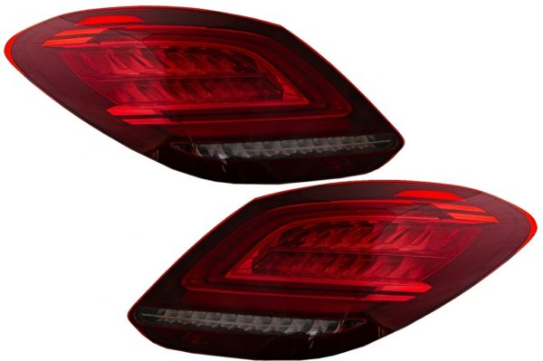 Full LED-baklykter egnet for Mercedes C-Klasse W205 Limousine (2014-2018) Facelift Design |