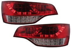 Full LED-baklykter som passer til Audi Q7 4L (2006-2009) Rød Klar