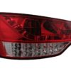 Full LED-baklykter som passer til Audi Q7 4L (2006-2009) Rød Klar |