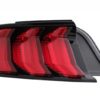 Full LED-baklys egnet for Ford Mustang VI S550 (2015-2019) Rød med dynamiske sekvensielle svinglys |