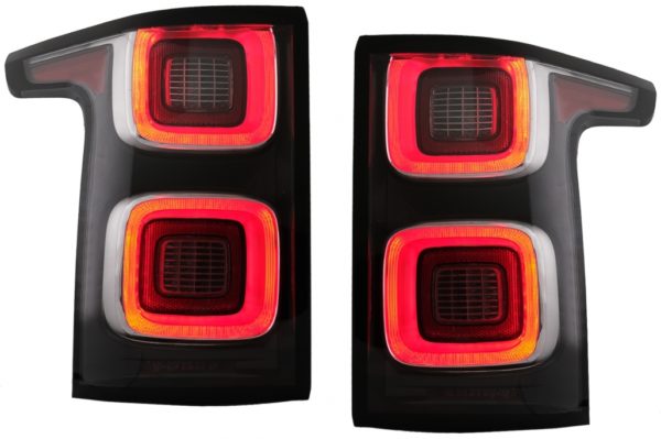 Full LED-baklykter egnet for Range Rover Vogue L405 (2013-2017) Facelift Design Rød |