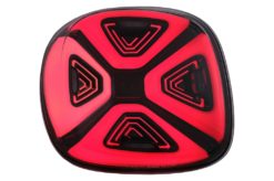 Alternative view of Full LED-baklykter egnet for Smart ForTwo C453 A453 ForFour W453 (2014-2019) Dynamisk oppstartsskjerm Rød Klar