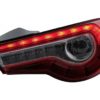 Full LED-baklykter egnet for Toyota 86 (2012-2019) Subaru BRZ (2012-2018) Scion FR-S (2013-2016) med sekvensielle dynamiske svinglys |
