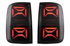 Full LED-baklykter egnet for VW Amarok (2010-2020) Dynamic Sequential Turning Light Smoke