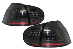 Full LED-baklykter egnet for VW Golf V 5 venstrestyrt (2004-2009) svart urban stil