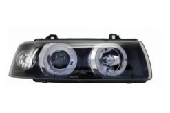 Alternative view of Frontlykter 2 LED Halo Felger Angel Eyes egnet for BMW 3-serie E36 1992-1998 Sedan/Touring