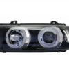 Frontlykter 2 LED Halo Felger Angel Eyes egnet for BMW 3-serie E36 1992-1998 Sedan/Touring | Frontlykter 2 LED Halo Felger Angel Eyes egnet for BMW 3-serie E36 1992-1998 Sedan/Touring |