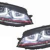 Frontlykter 3D LED DRL - VW Golf 7 VII RHD (2012-2017) rød R20 GTI Look LED Turn Light | Frontlykter 3D LED DRL - VW Golf 7 VII RHD (2012-2017) rød R20 GTI Look LED Turn Light |