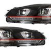 Frontlykter og baklys Full LED egnet for VW Golf 6 VI (2008-2013) R20 U Design Dynamisk sekvensielt svinglys LHD | Frontlykter og baklys Full LED egnet for VW Golf 6 VI (2008-2013) R20 U Design Dynamisk sekvensielt svinglys LHD |
