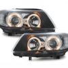 Frontlykter Angel Eyes LED egnet for BMW 3-serie E90 Sedan E91 Touring (03.2005-08.2008) 2 Halo felger svart | Frontlykter Angel Eyes LED egnet for BMW 3-serie E90 Sedan E91 Touring (03.2005-08.2008) 2 Halo felger svart |