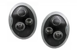 Frontlykter Angel Eyes egnet for MINI Cooper R50/R52/R53 (2001-2006) Klart glass svart hus