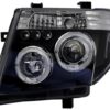 Frontlykter Angel Eyes egnet for Nissan Navara D40 (2004-2009) Nissan Pathfinder R51 (2005-2008) Svart | Frontlykter Angel Eyes egnet for Nissan Navara D40 (2004-2009) Nissan Pathfinder R51 (2005-2008) Svart |