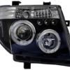 Frontlykter Angel Eyes egnet for Nissan Navara D40 (2004-2009) Nissan Pathfinder R51 (2005-2008) Svart | Frontlykter Angel Eyes egnet for Nissan Navara D40 (2004-2009) Nissan Pathfinder R51 (2005-2008) Svart |