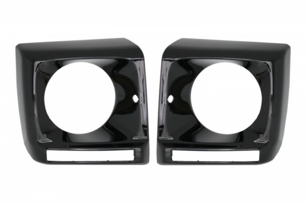 Frontlykter Deksler Svart egnet for Mercedes G-Klasse W463 (1989-2018) G65 Design