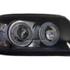 Frontlykter Dual Halo Felger egnet for VW Transporter T5 (04.2003-08.2009) Angel Eyes Black | Frontlykter Dual Halo Felger egnet for VW Transporter T5 (04.2003-08.2009) Angel Eyes Black |